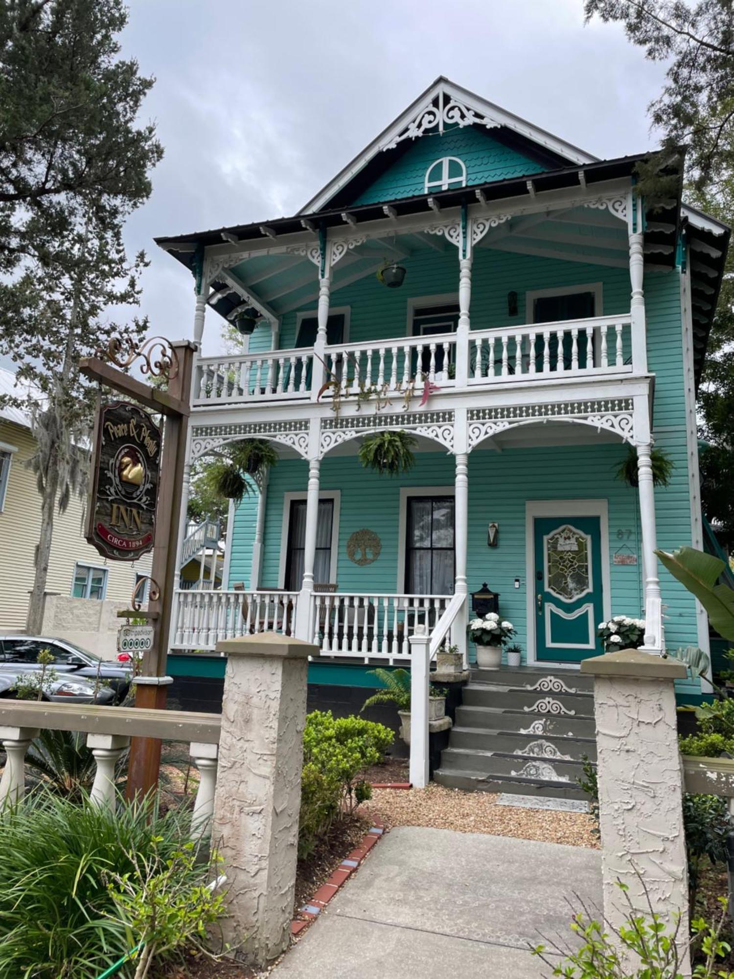 Peace & Plenty Inn Bed And Breakfast Downtown St Augustine-Adults Only Saint Augustine Eksteriør billede